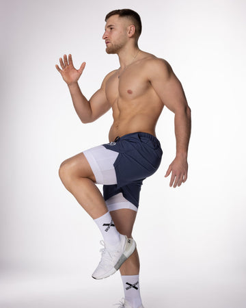 BERMUDA VARSITY NAVY - CROWNX