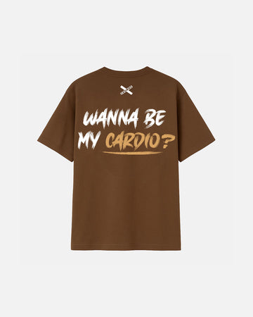 Oversize Wanna Be My Cardio Brown