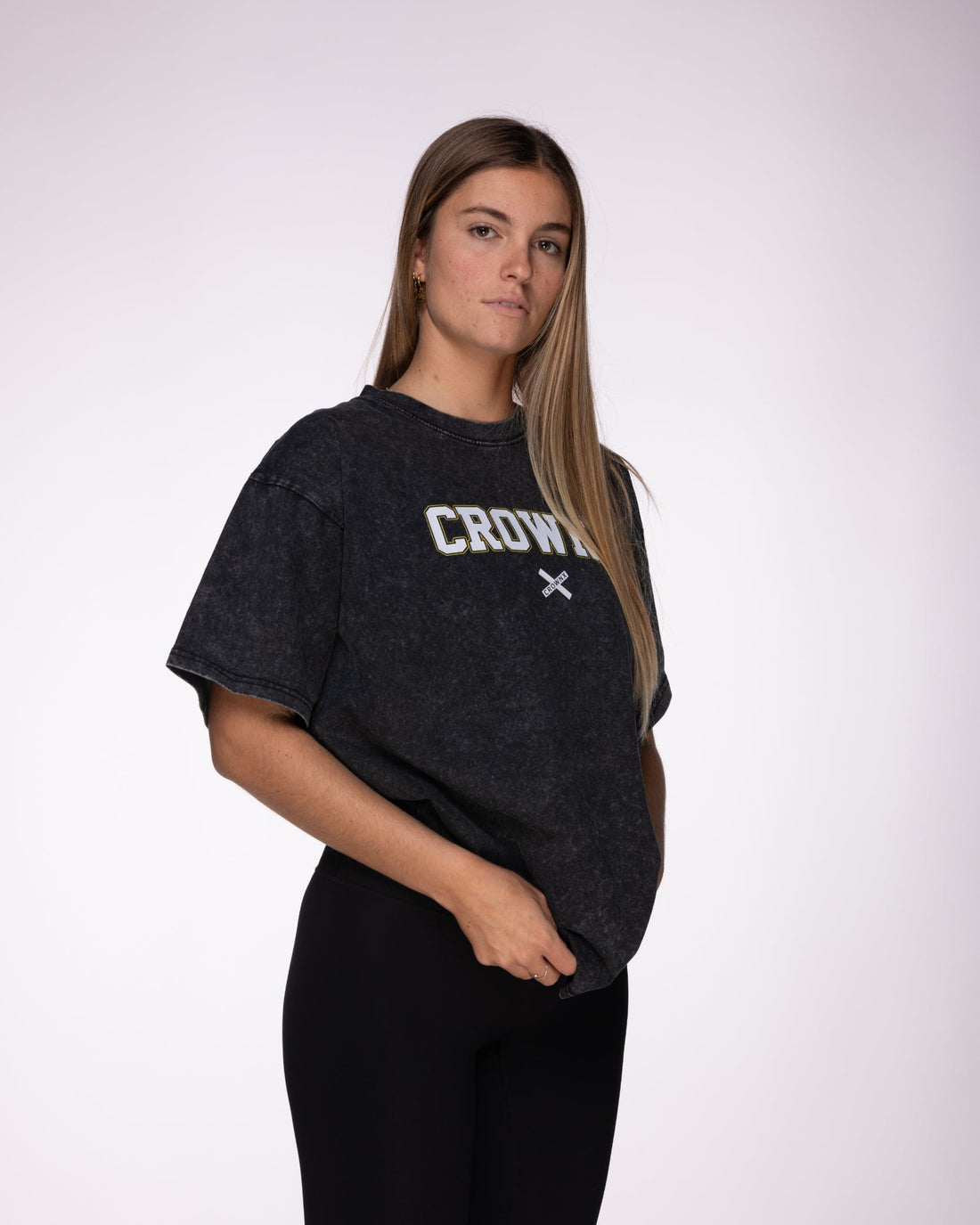 OVERSIZED ATHLETIC BLACK WMN