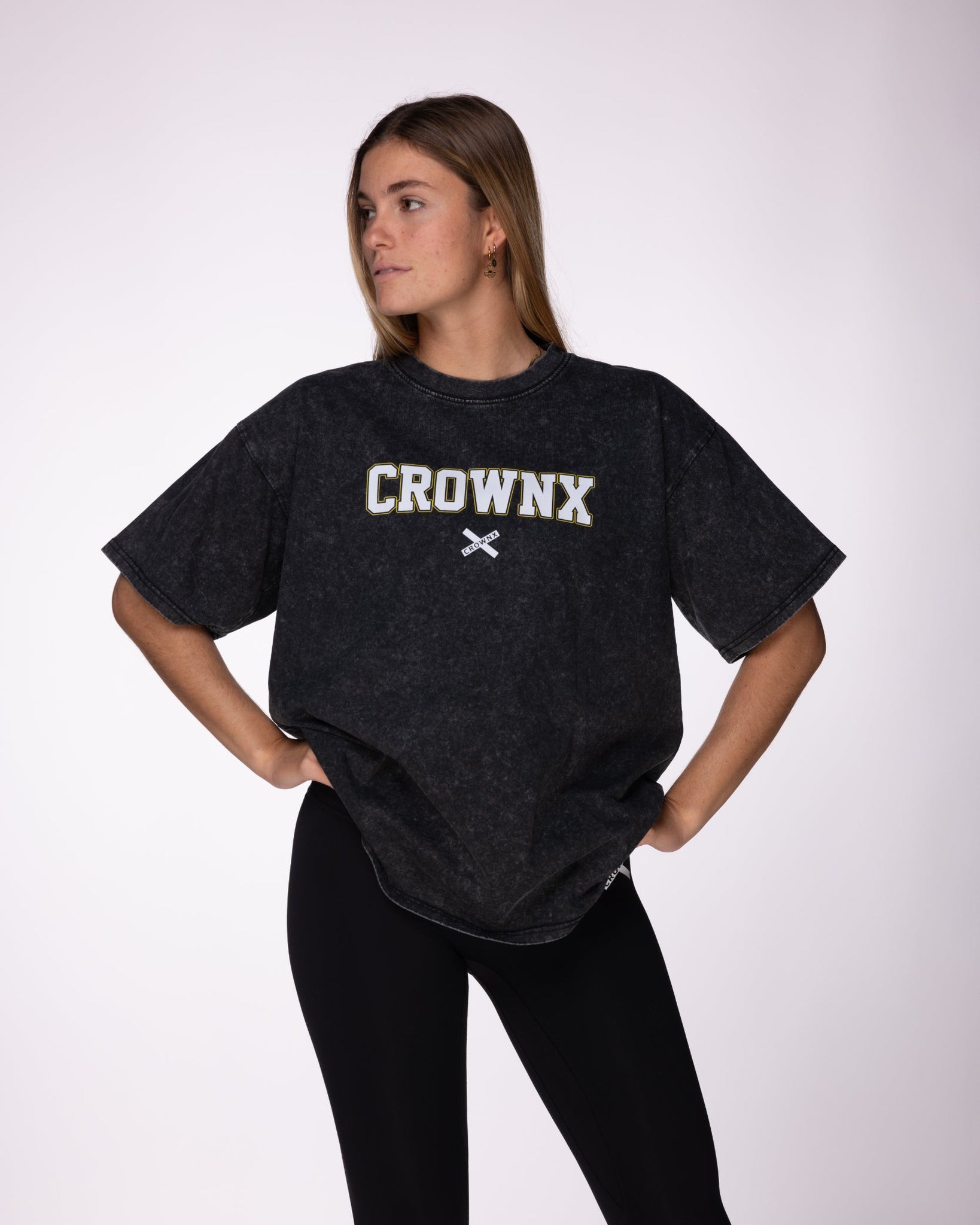 OVERSIZED ATHLETIC BLACK WMN