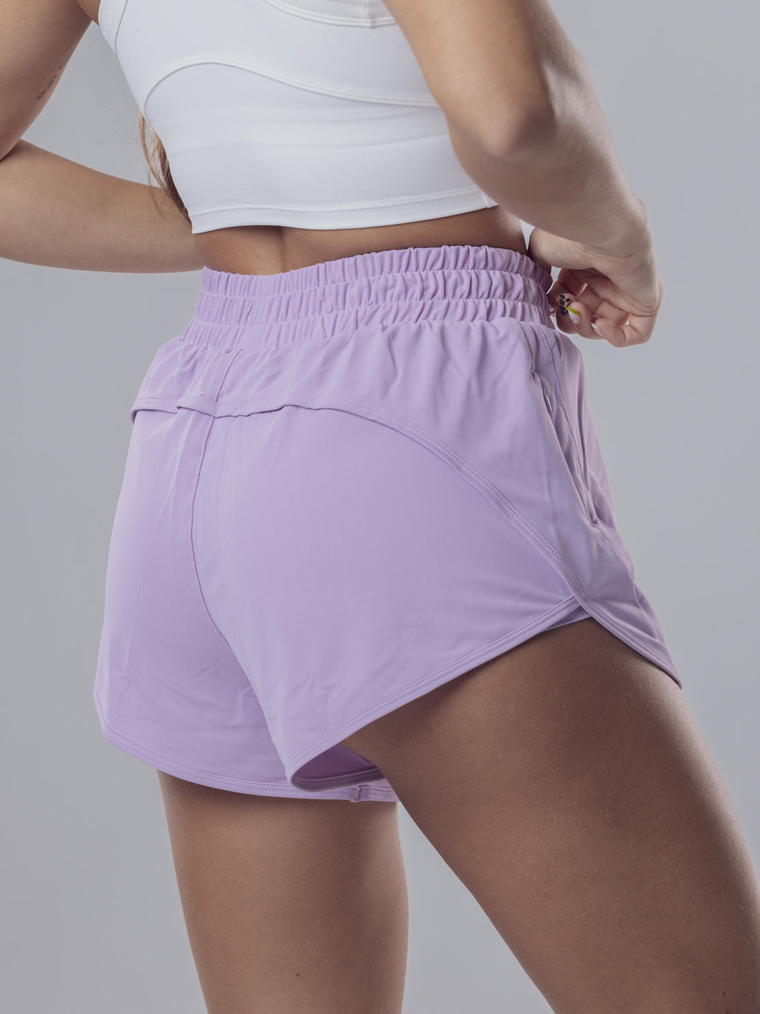 Short 2 en 1 violet