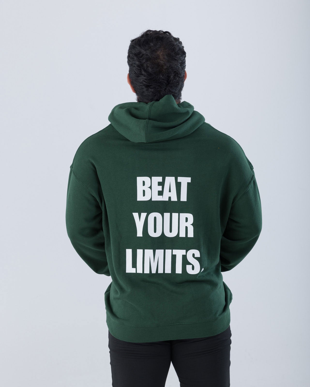 SUDADERA BEAT YOUR LIMITS BEIGE